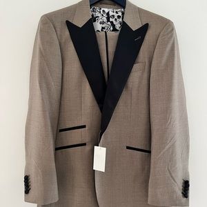 Custom made Italian brown tuxedo